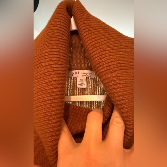 philosophy Turtleneck Cashmere Midi Dress - Picture 6 of 6